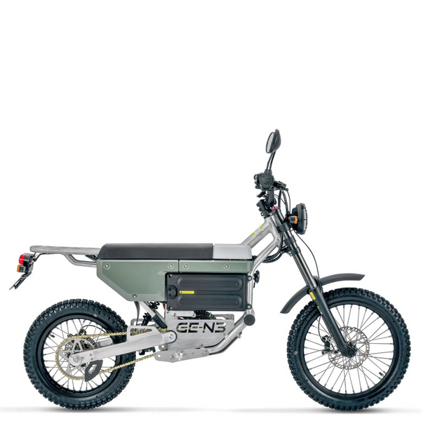 林道　ダートコース　電動オートバイ　